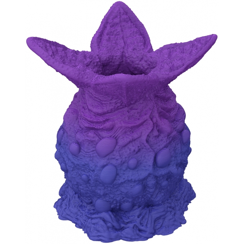purple alien pod
