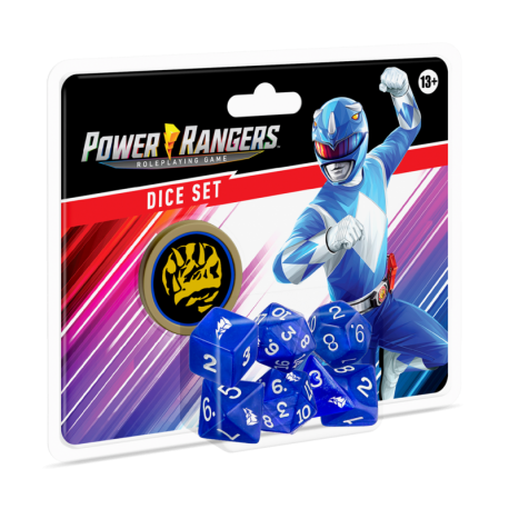 Power Rangers RPG Dice Set Blue