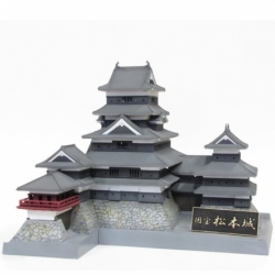Original Illustration Figura Plastic Kit National treasure Matsumoto Castle (third-run) 18 cm