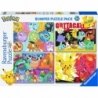 Puzzle Pokemon Bumper Pack 4X100 Pieces