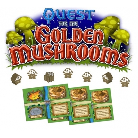 Tiny Epic Quest – Kickstarter Deluxe Promo – Quest for the Golden Mushrooms de Gamelyn Games