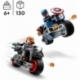 Lego Marvel Black Widow and Captain America Motorcycles