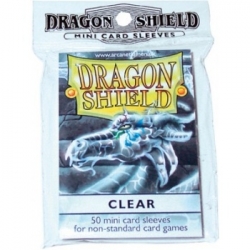 DRAGON SHIELD SMALL SLEEVES - CLEAR (50 SLEEVES)