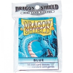 DRAGON SHIELD SMALL SLEEVES - BLUE (50 SLEEVES)