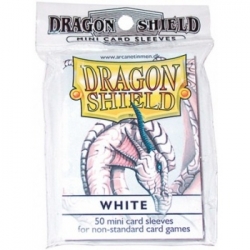DRAGON SHIELD SMALL SLEEVES - WHITE (50 SLEEVES)