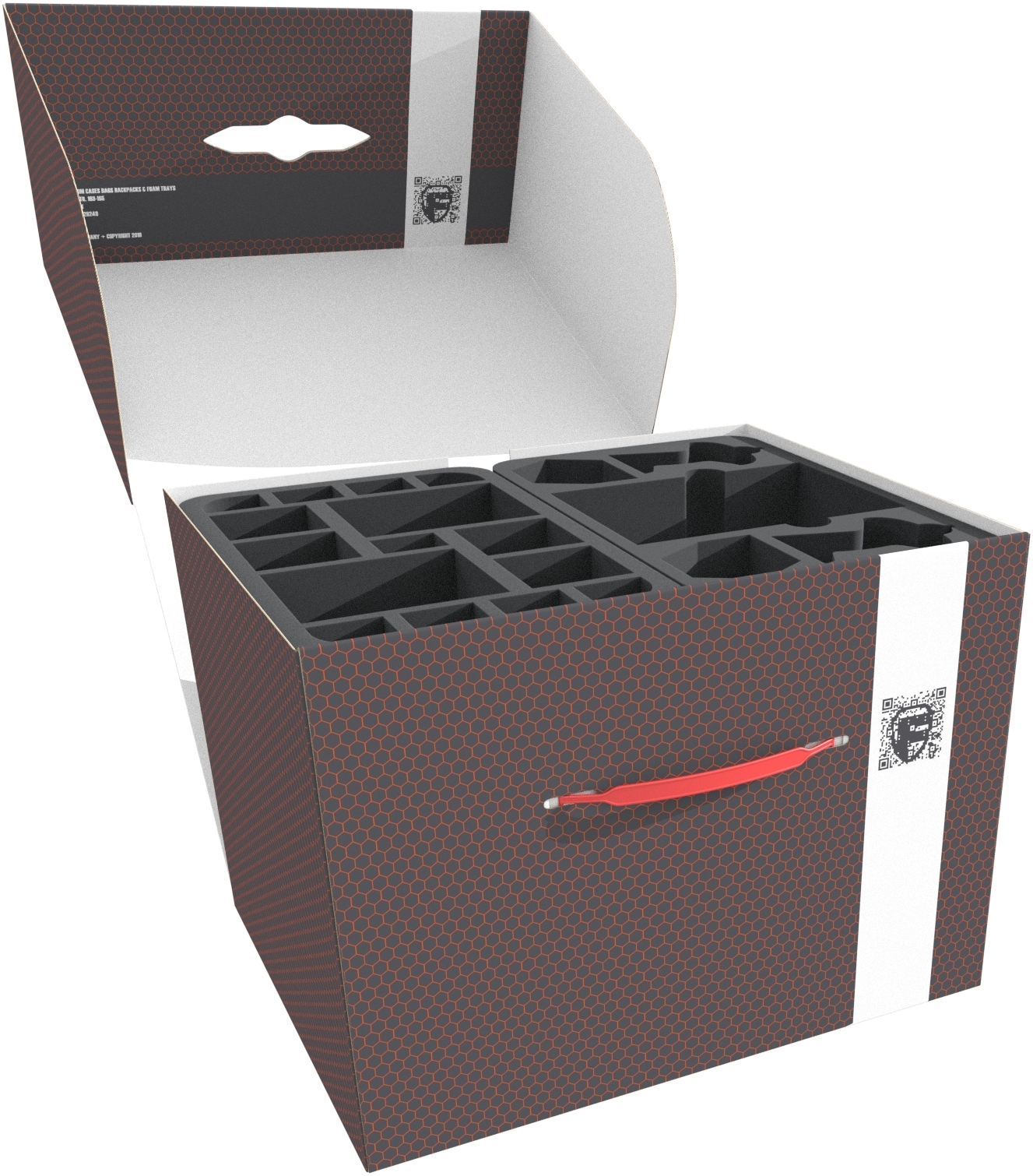 Caja de almacenamiento de compartimentos Feldherr Half-Size